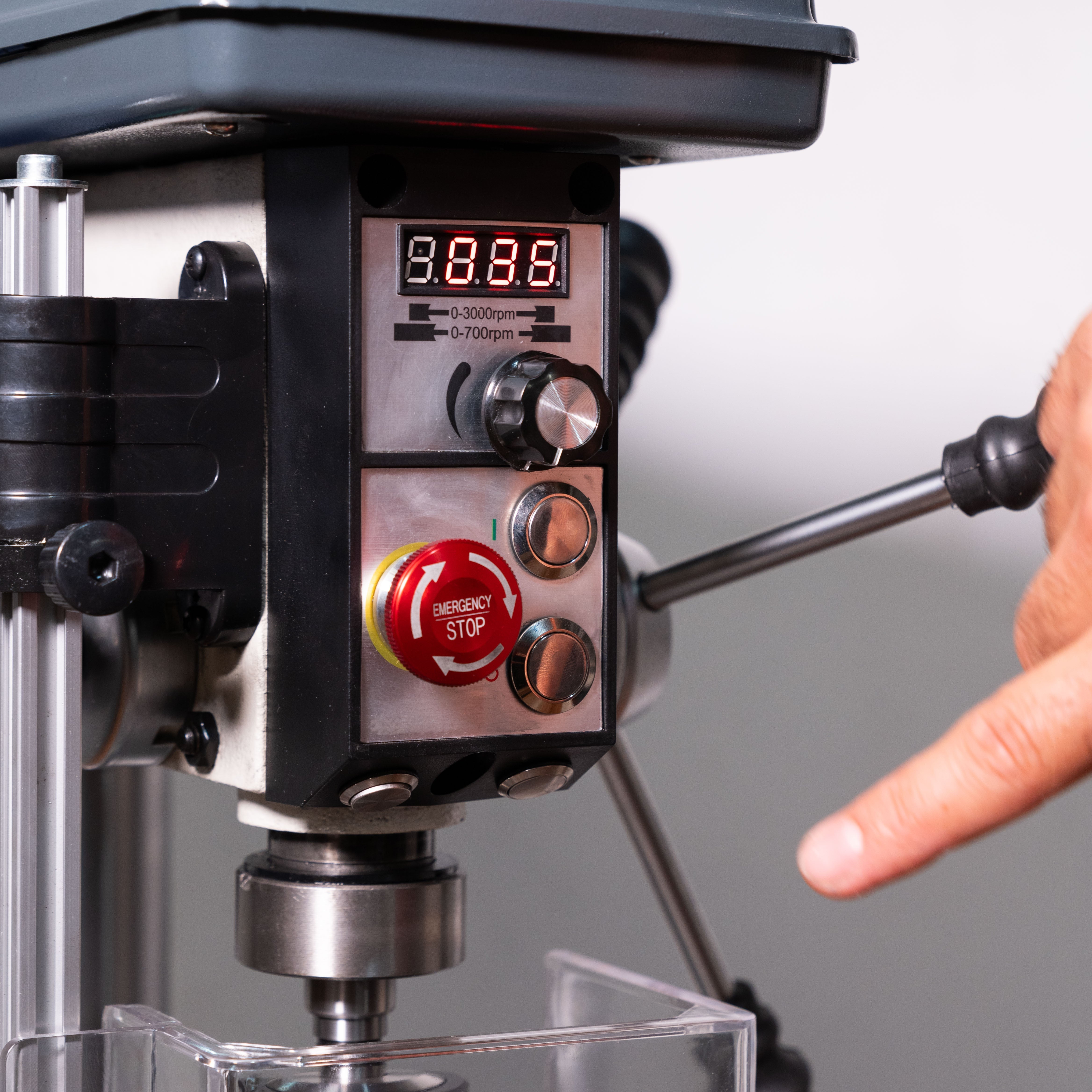 Woodfast 330mm (13") Bench Drill Press 12 Speed 16mm Chuck 240V DP33016B-VS *New Arrival*