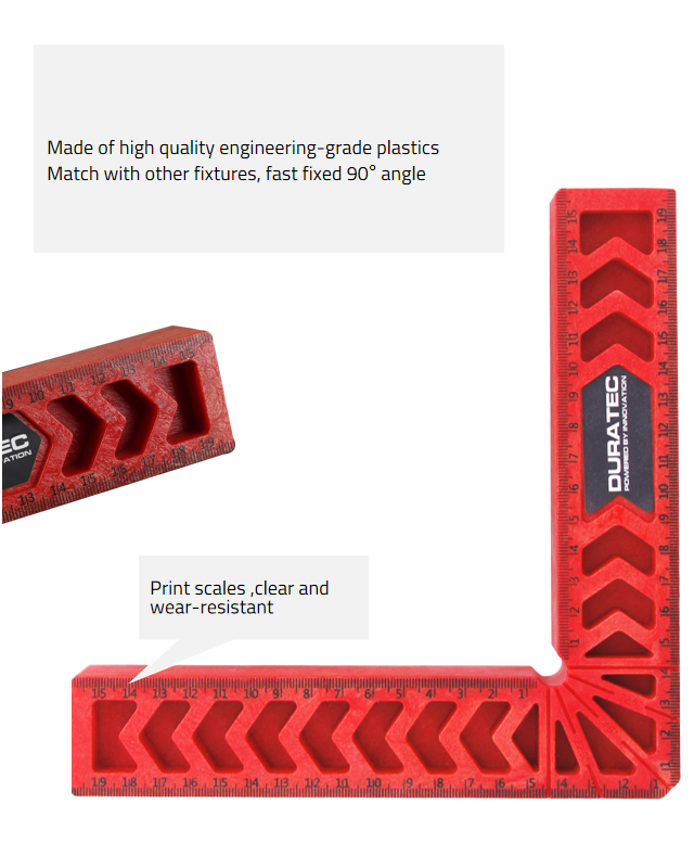 Duratec 4Pce Set of Mini Clamping Squares 867 by Duratec