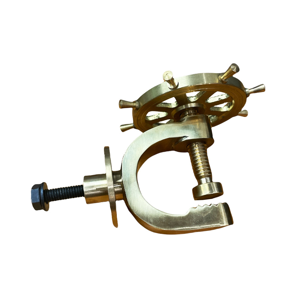 Brass Ship's Wheel Nut Cracker 261275 by Soba