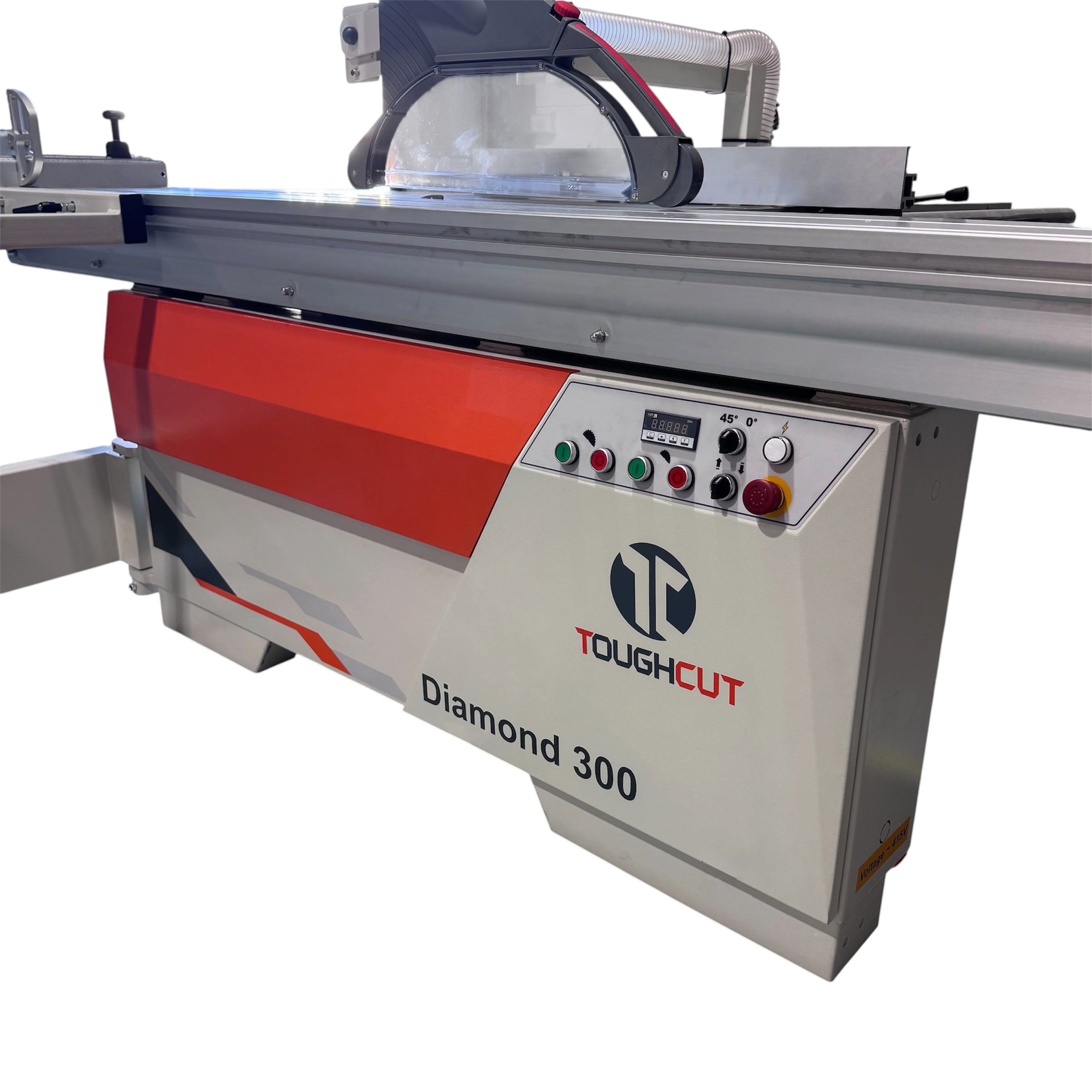 ToughCut 315mm (12") 5.5HP 2.6m Sliding Table Automatic Rise / Fall & Tilt Panel Saw 415V Diamond 300