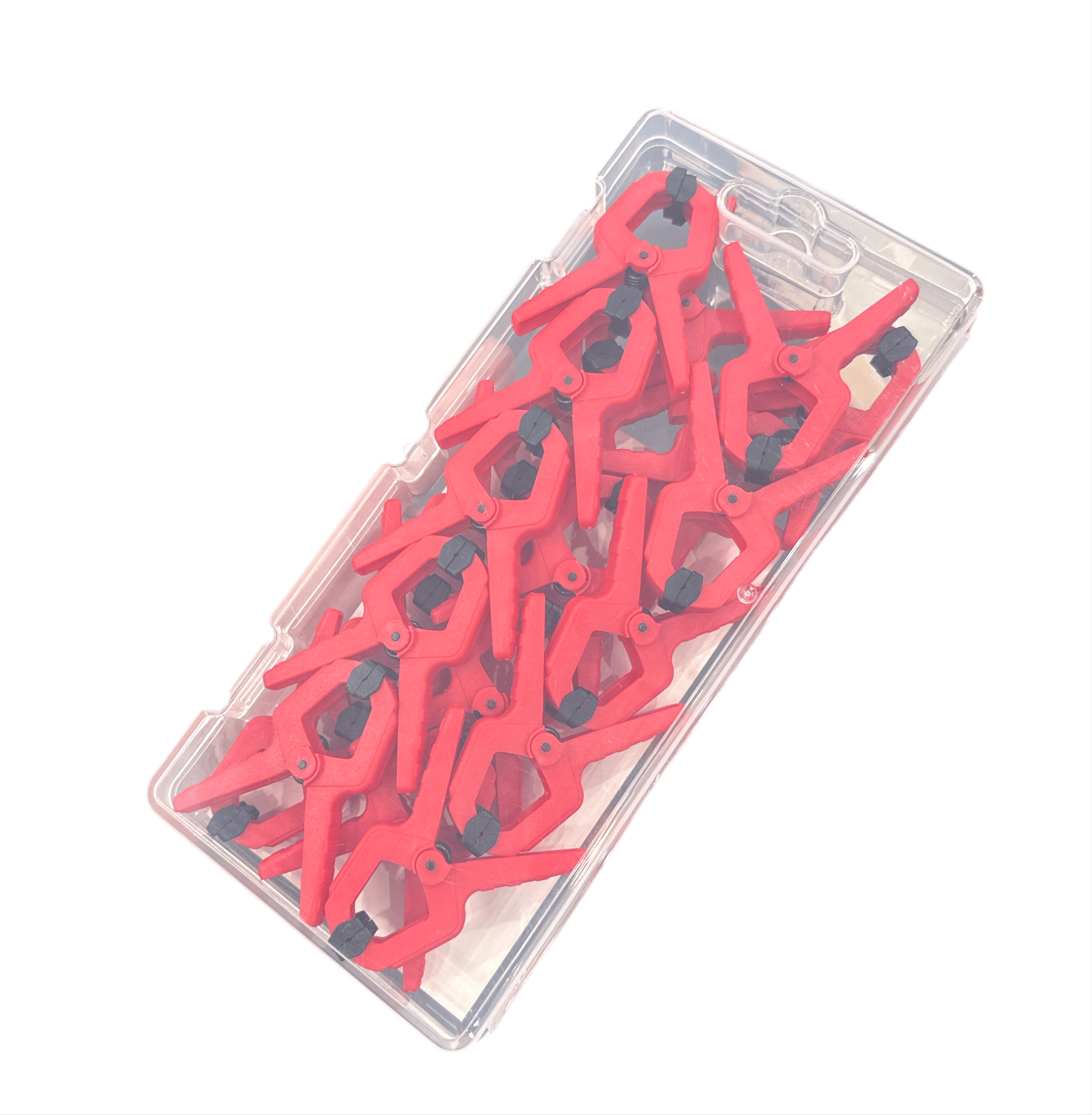 Duratec Micro 20Pce Set of 25mm (1") x 50mm (2") 825 Spring Clamps DT82501020