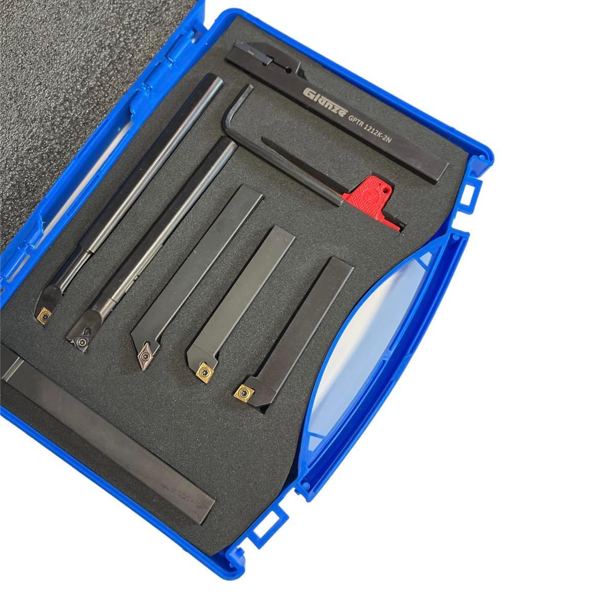 7Pce 12mm Tool Kit Indexable With Insert 777152 Glanze by Soba