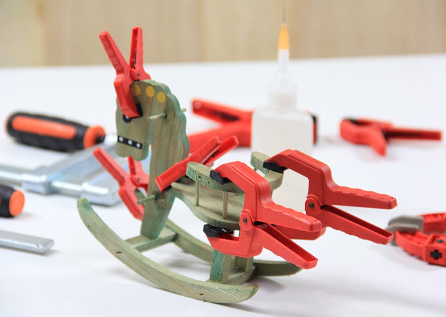 Duratec Micro 20Pce Set of 25mm (1") x 50mm (2") 825 Spring Clamps DT82501020