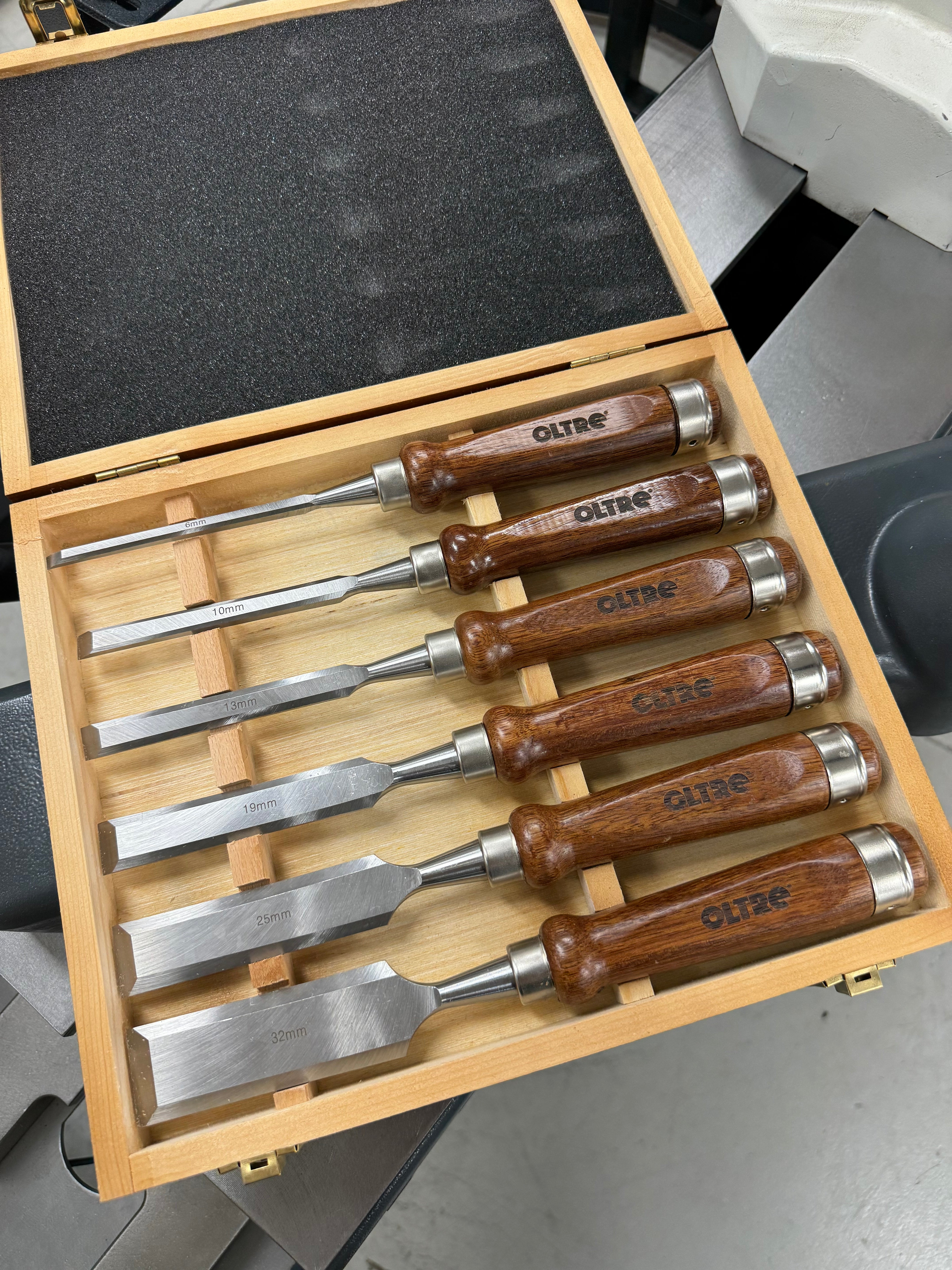 6Pce Woodworking Chisel Set OT-WWCS-6 by Oltre