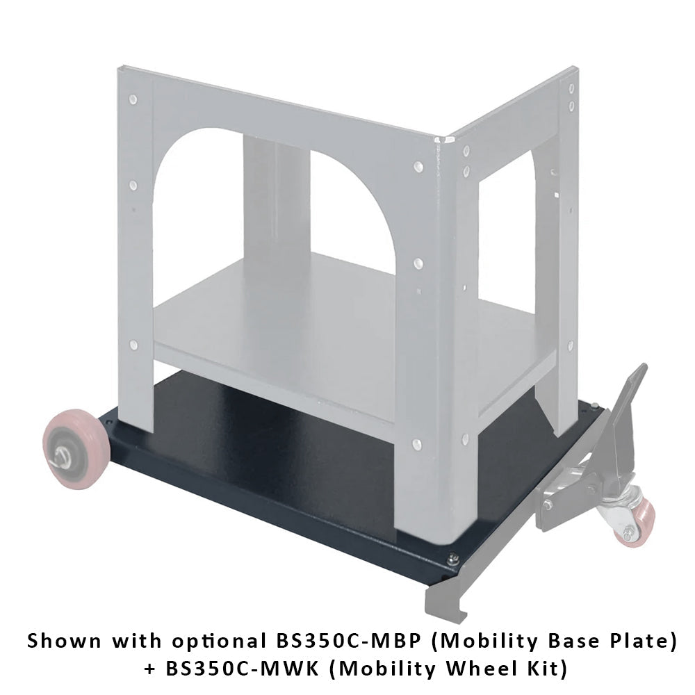 Woodfast Mobility Wheel Kit Baseplate Adapter BS350C-MBP suit BS350C Bandsaw