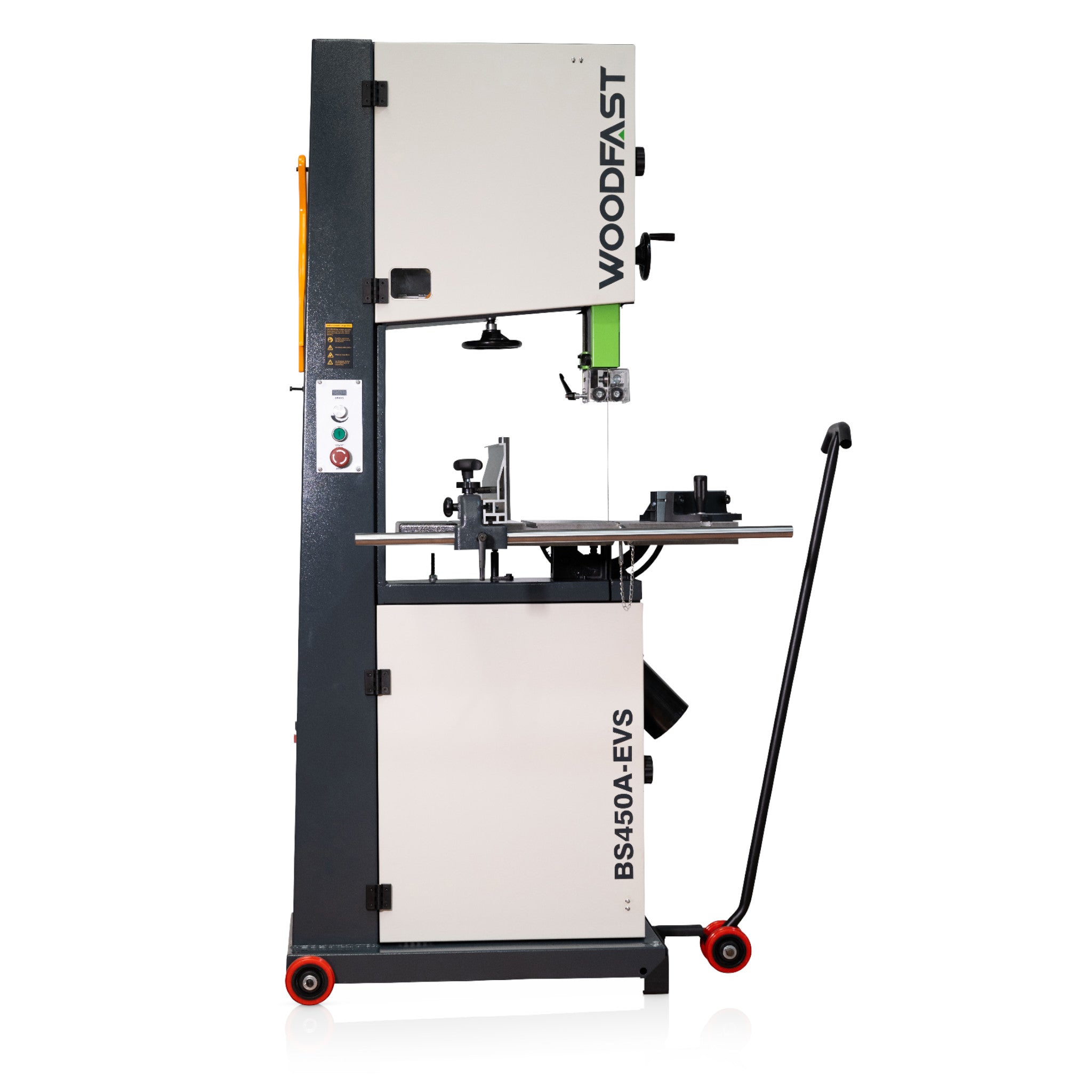 Woodfast 450mm (18") Deluxe Wood / Metal Bandsaw with Electronic Variable Speed 2.5HP 240V BS450A-EVS