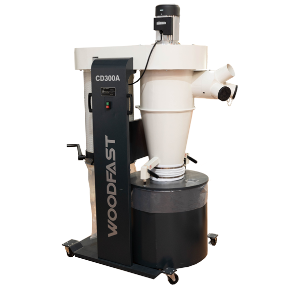 Industrial Cyclone Dust Collector / Extractor CD300A by Woodfast