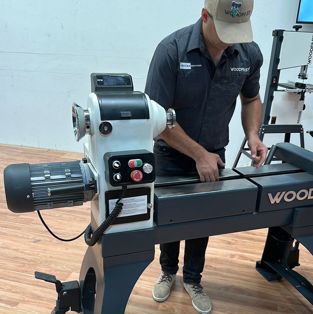 Woodfast 762mm (30") Swing x 1060mm (40") Between Centres Super Heavy Duty Wood Lathe 3HP WL3040A *Sold Out Again Due to High Demand | Restocking Soon - Expected Q1, 2026 - Pre-Order Recommended*