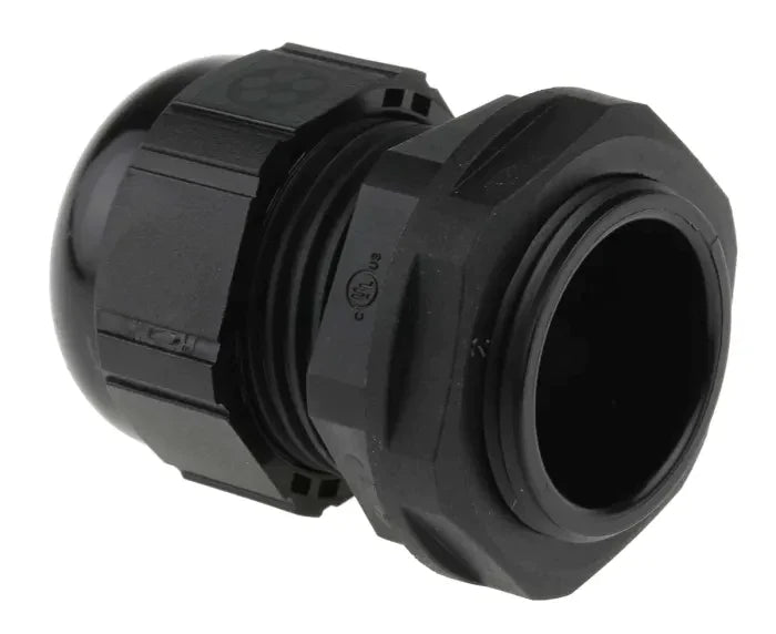Black Polyamide Cable Gland, PG21 - 2066131 by Boteco