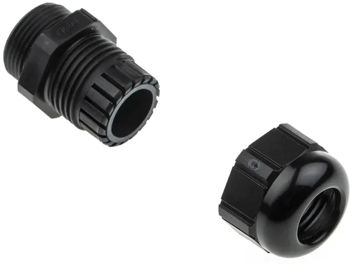 Black Polyamide Cable Gland, PG16 - 4442802 by Boteco
