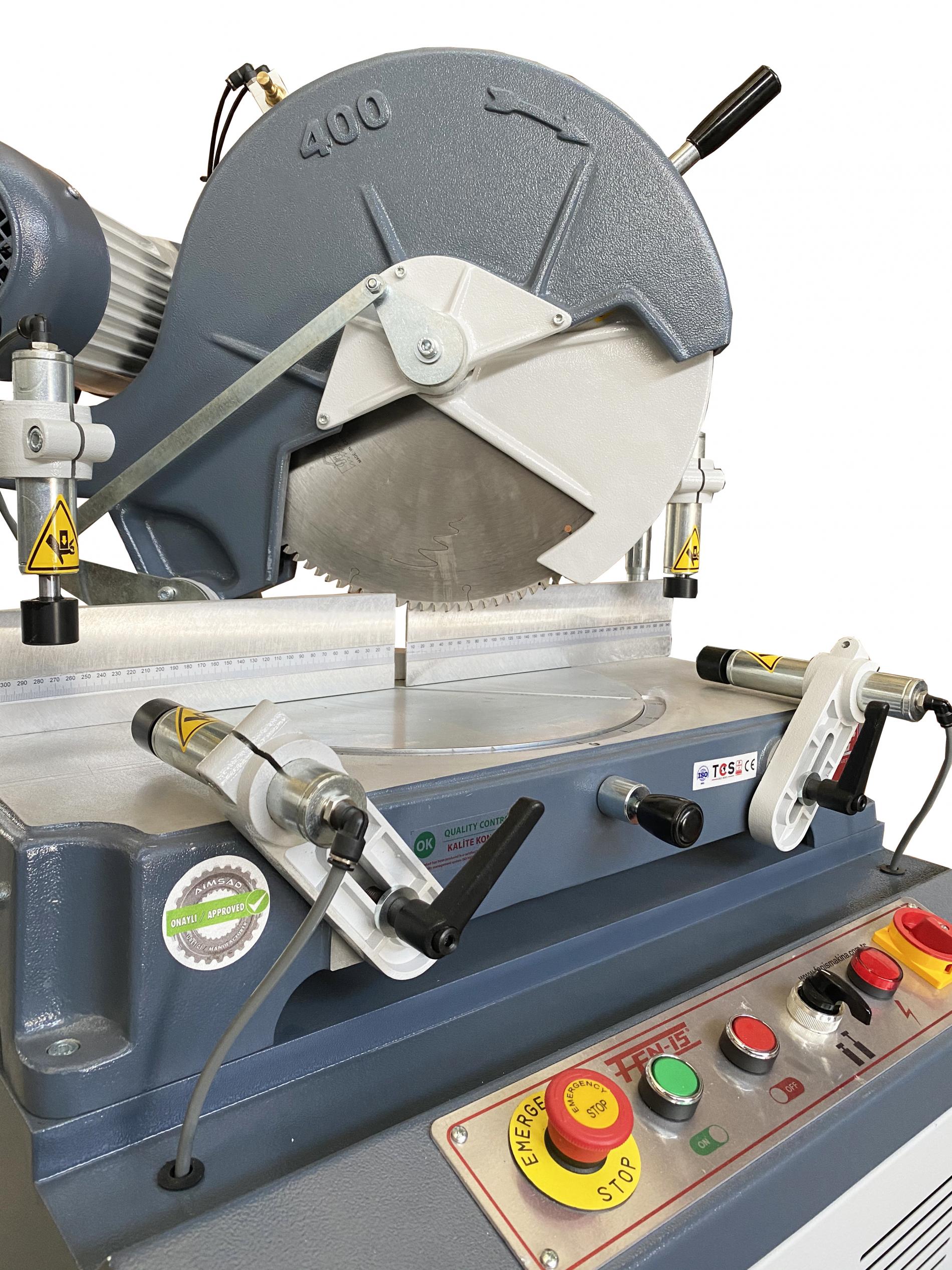 400mm Hydro Pneumatic Automatic Aluminium, PVC & Wood Profile Cutting Mitre Saw Machine 415V FN 400HP by Fen-Is