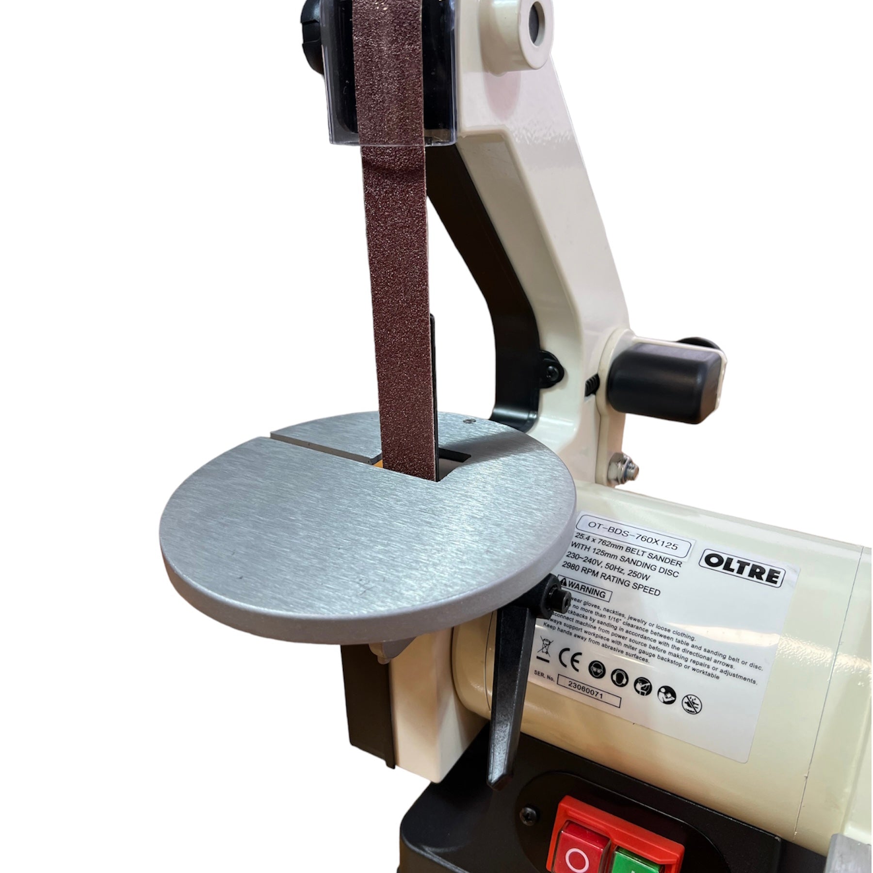 25mm (1") x 760mm (30") Belt & 125mm (5") Disc Sander OT-BDS-760X125 by Oltre
