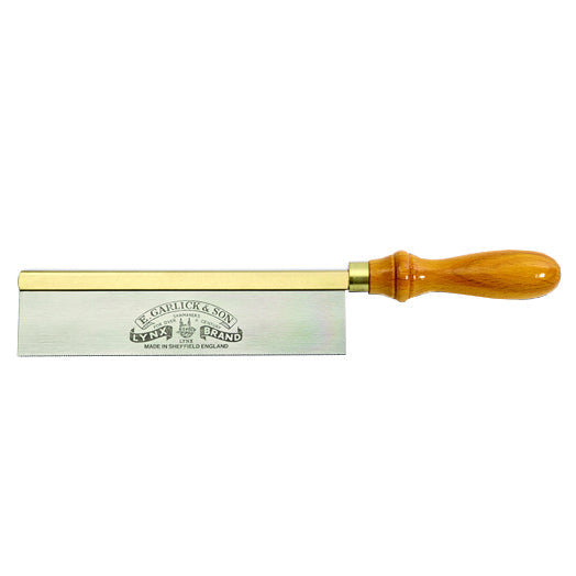 150mm (6") 20TPI Gent's Saws with Brass Backed Blade and Beech Handle suit Education by Lynx