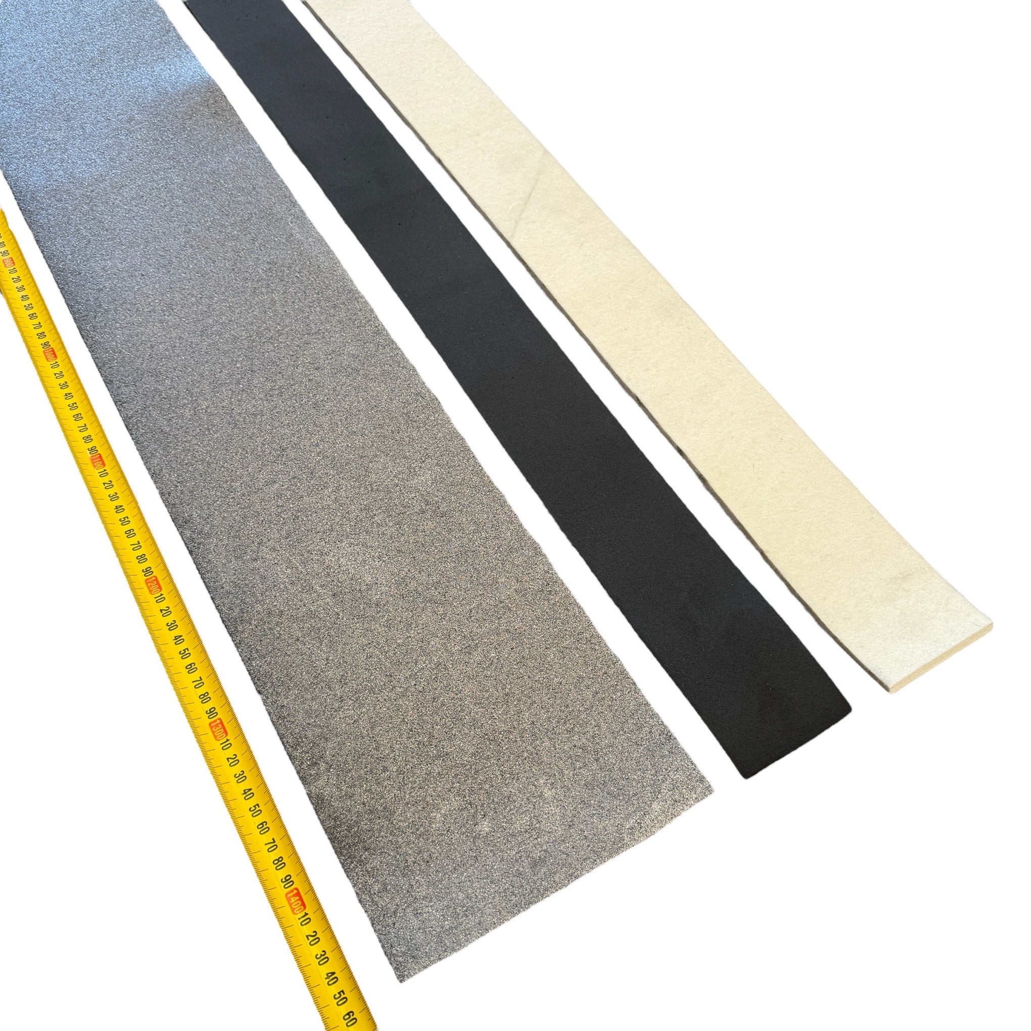 ToughCut 3Pce Platinum Pad Carbon, Foam, Felt Platen Pad For Wide Belt Sander