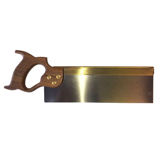 250mm 8" 20TPI Cross Cut Tenon Saw Walnut Handle by Garlick & Sons Lynx
