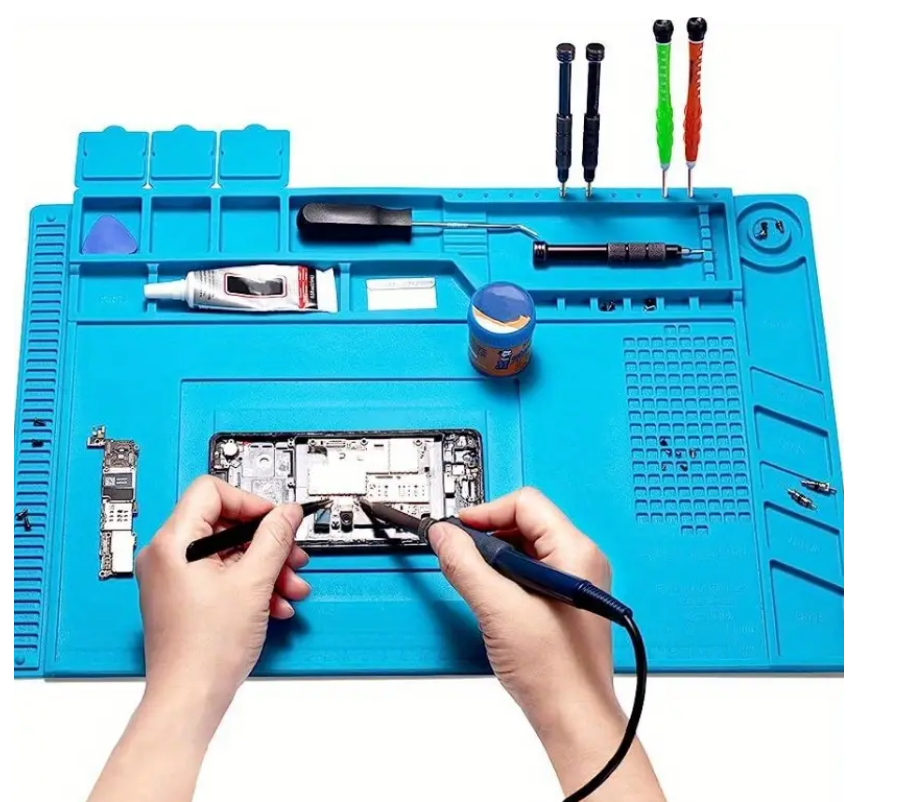 Oltre Magnetic Heat-Resistant Silicone Soldering Mat – 500°C