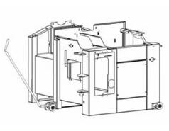 Mobility Kit Wheel System C300-MW60 suits C300 and C400 Combination Machines by Sicar