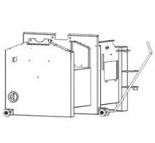 Mobility Kit Wheel System C300-MW60 suits C300 and C400 Combination Machines by Sicar