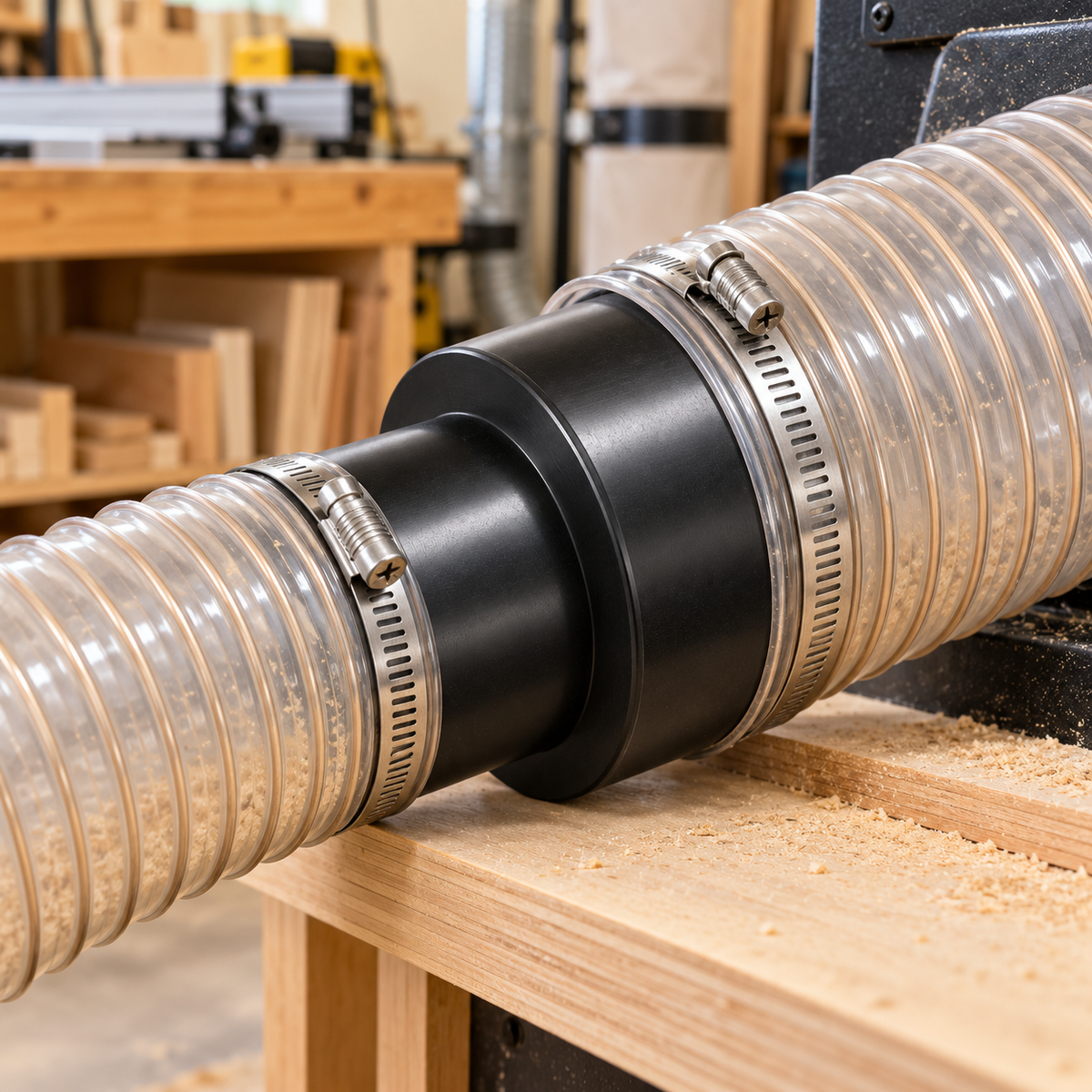 Oltre Straight Dust Hose Reducer Fittings