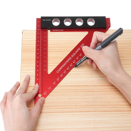 Oltre Aluminium Carpenter Triangle Square 200mm OT-HT-CS-AM