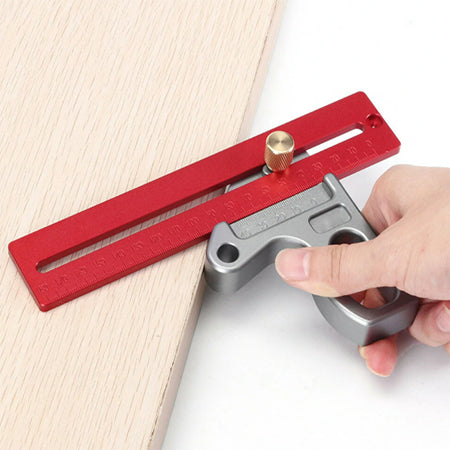Oltre Aluminium Woodworking Scribe Ruler OT-HT-RS-AM