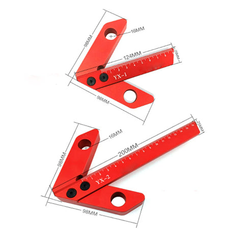 Oltre Aluminium Woodworking Angle & Centre Scribe Ruler OT-HT-RSR-AM