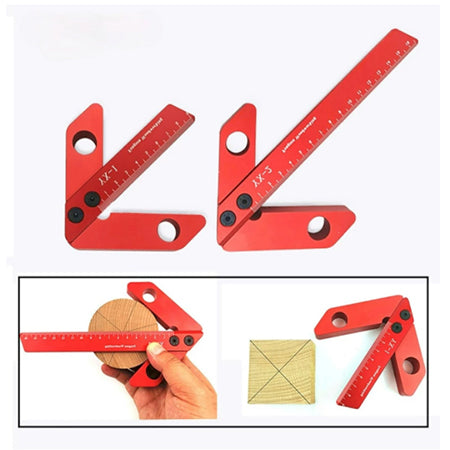 Oltre Aluminium Woodworking Angle & Centre Scribe Ruler OT-HT-RSR-AM