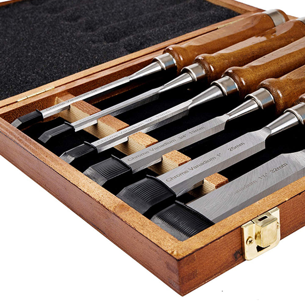6Pce Woodworking Chisel Set OT-WWCS-6 by Oltre