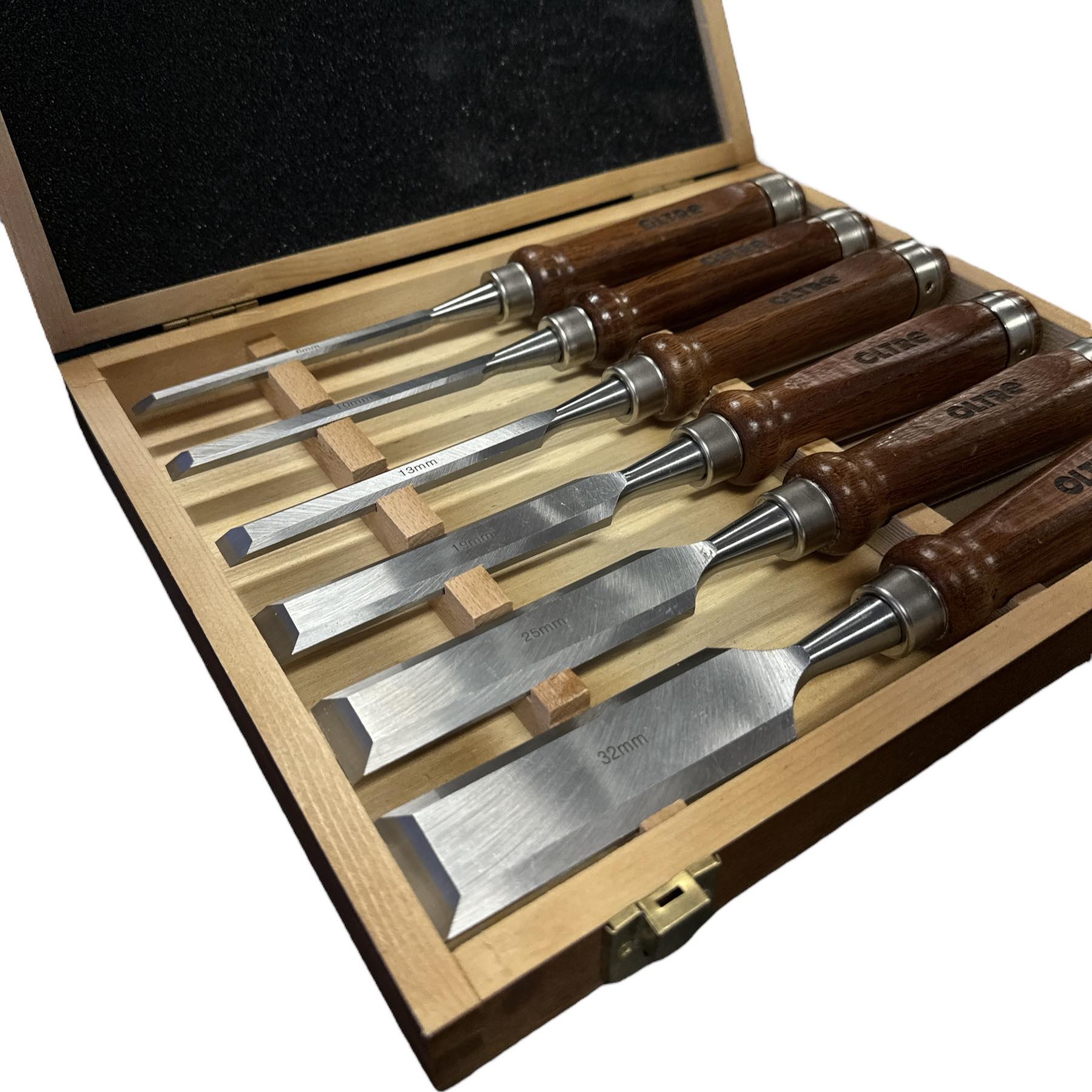 6Pce Woodworking Chisel Set OT-WWCS-6 by Oltre