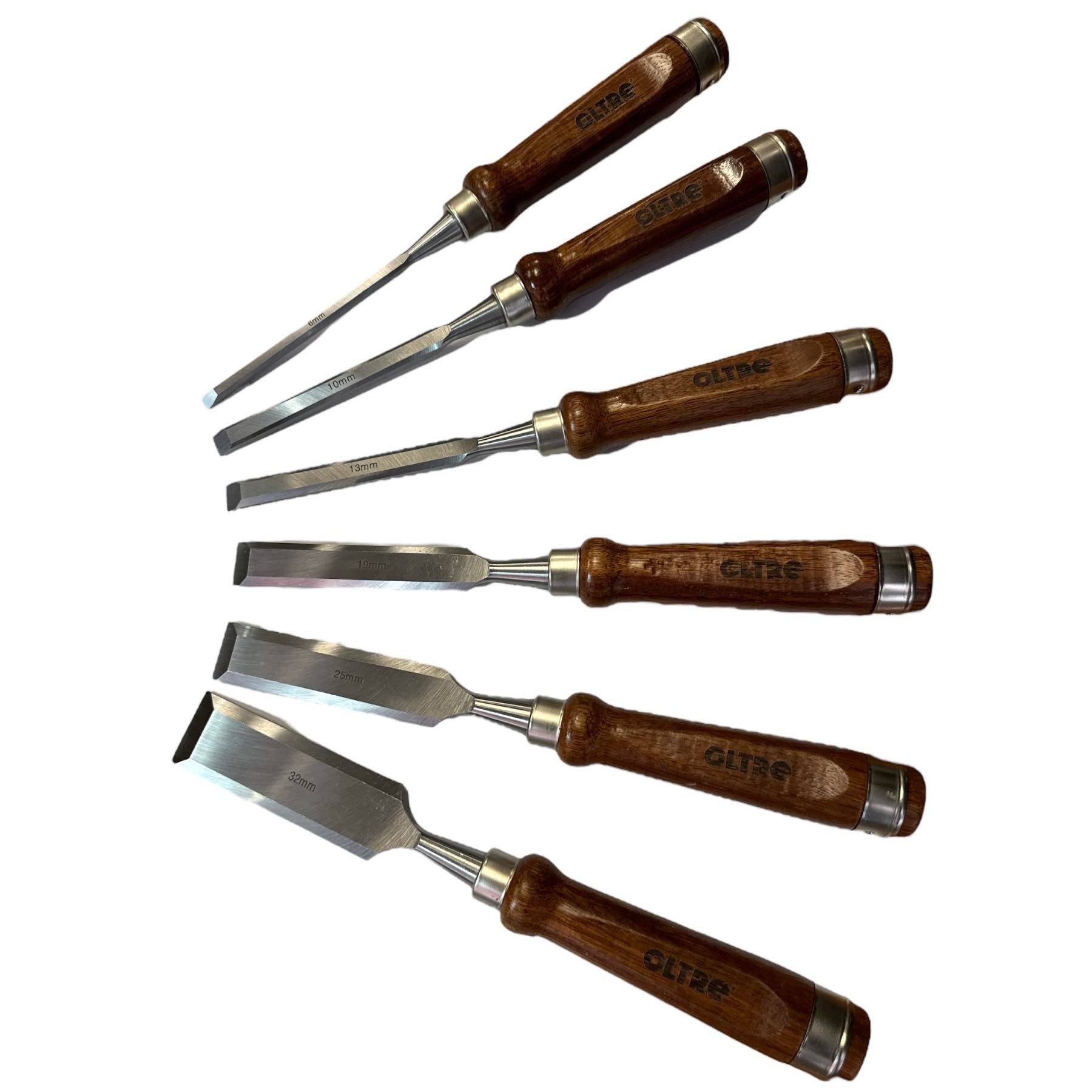 6Pce Woodworking Chisel Set OT-WWCS-6 by Oltre