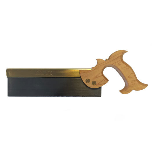 1776 Tenon Saw with Brass Backed Blade and Pistol Grip - Traditional Open Handle by Pax