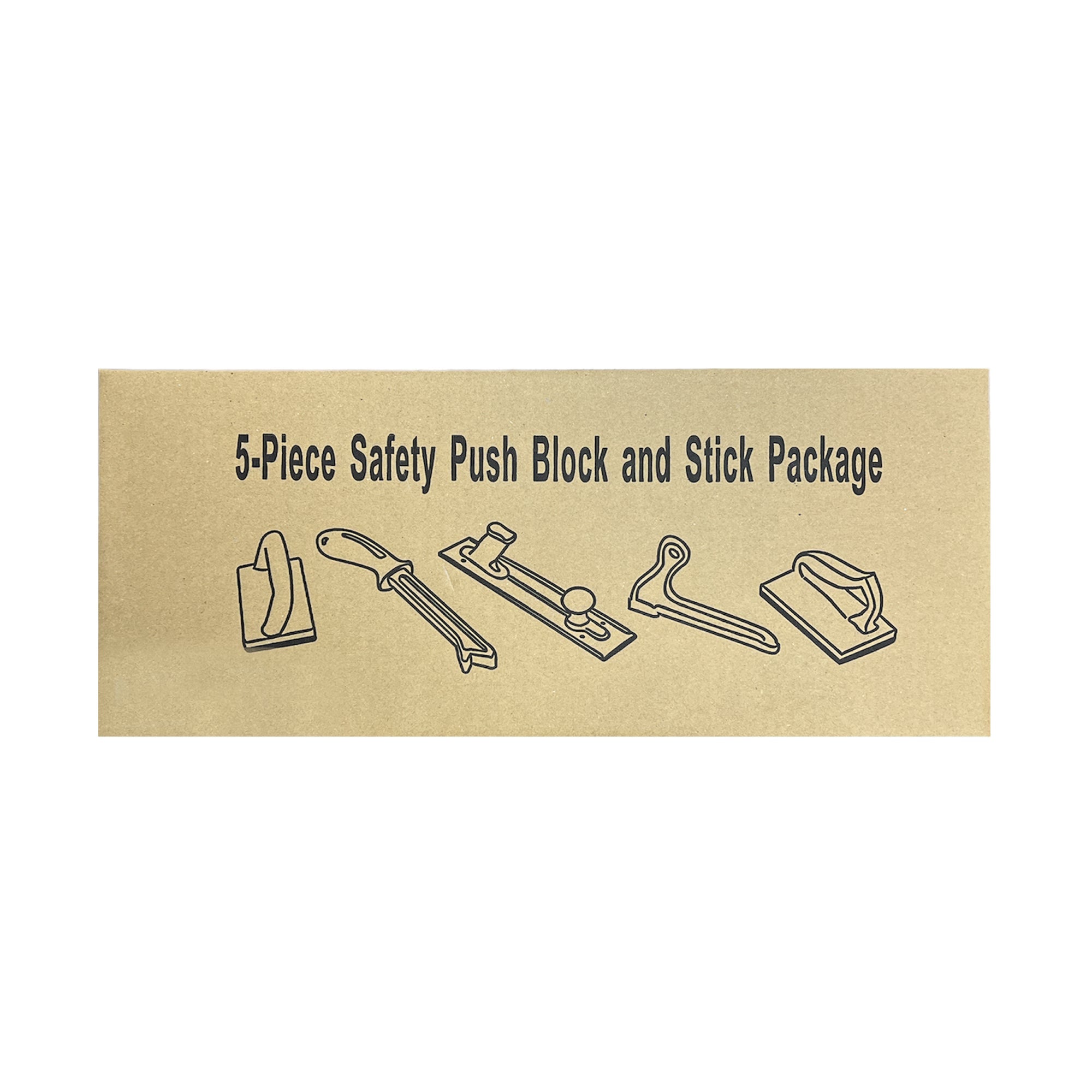 thumbnail interactive-video image 1 of ABS Push Sticks 2-Pack Woodworking Push Sticks - ABS Safety Guides For Table Saws, Band Saws & Router Tables Home Workshop Safety Tools 1 of 1