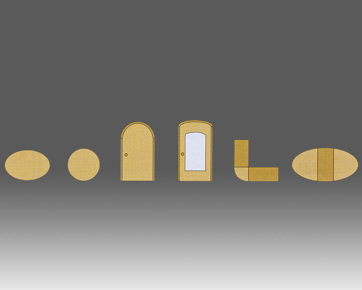 Template for Ellipses and Circles PE60 by Virutex