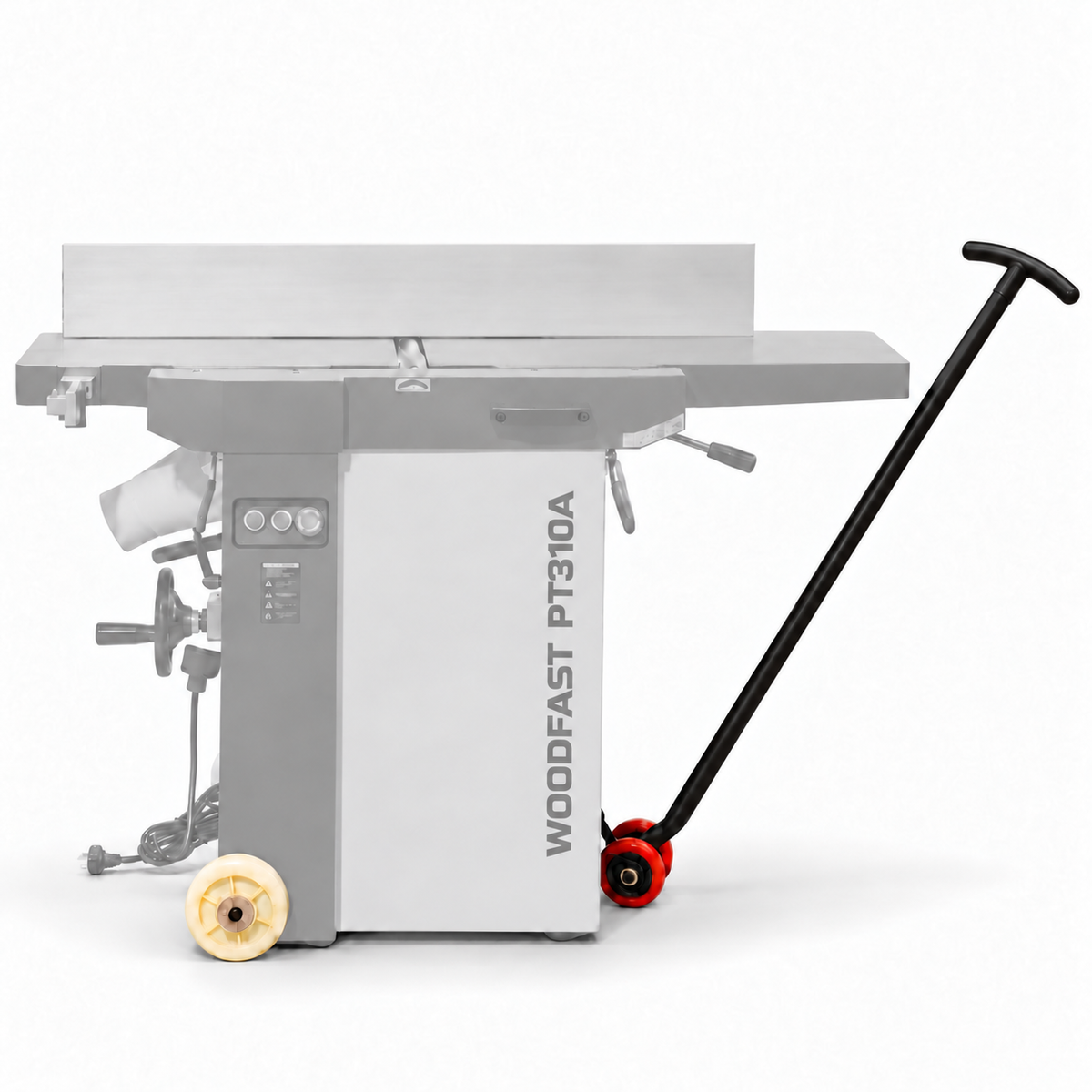 Woodfast Mobility Wheel Kit with Hand Tow Bar -Suits PT260 / PT310 / PT410A Planer & Thicknesser