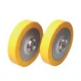 ToughCut 120mm Dia. x 25mm (2 Pce) Replacement Rubber Roller Wheels RU21 - Suits DC & DS Power Feeders