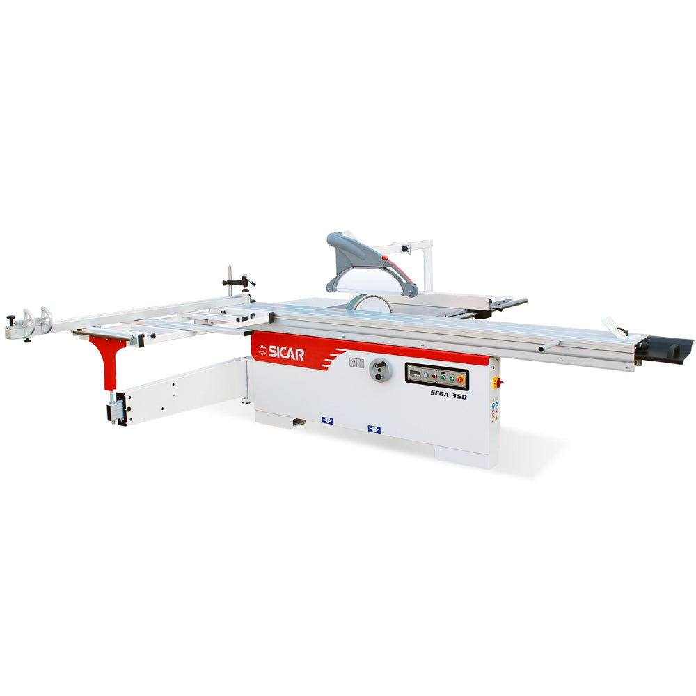 350mm (14") 3.2m 7.5HP Sliding Italian Design Panel Saw 415V SEGA350 by Sicar