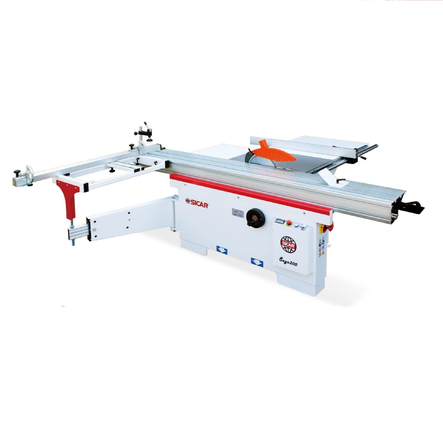 300mm (12") 2.6m Sliding Table 4HP Italian Designed Panel Saw 240V SEGA300 by Sicar