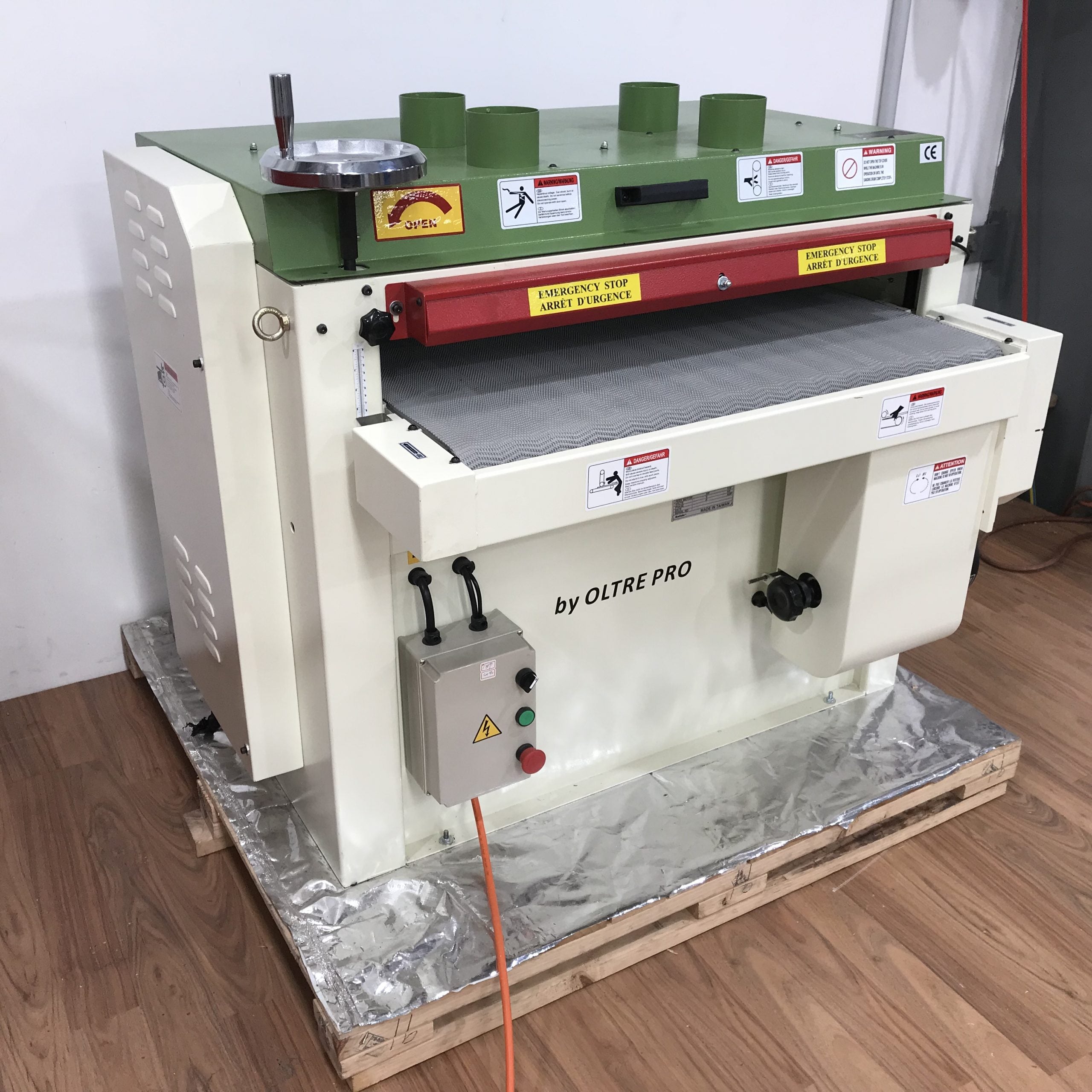 940mm 37″ 7.5HP 3PH Wide Belt Double Drum Sander SL3724VS by Oltre