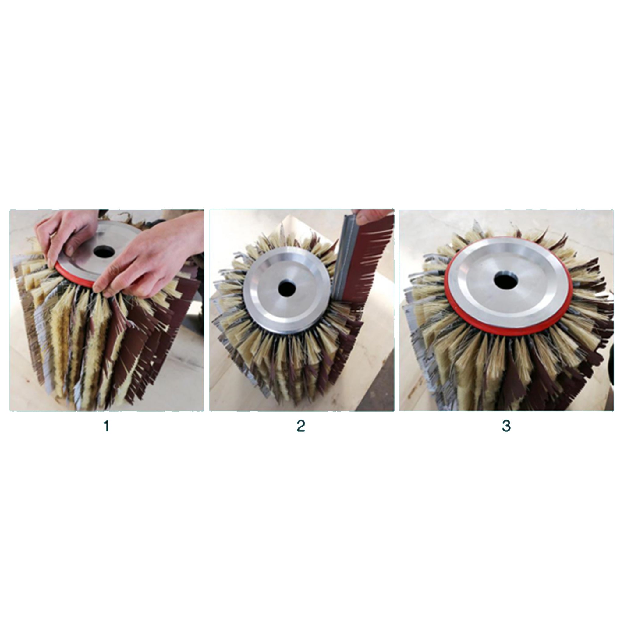 ToughCut Replacement Brush Strip Sleeves - Sisal + Sandpaper Abrasive suit Brush Sander SD-20D *Special Order*