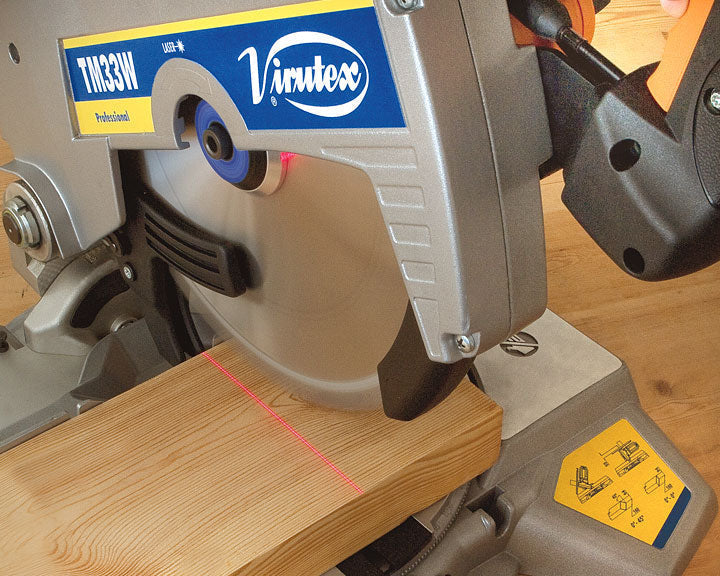 Virutex 300mm Tiltable Mitre Saw with Upper Table TM33W