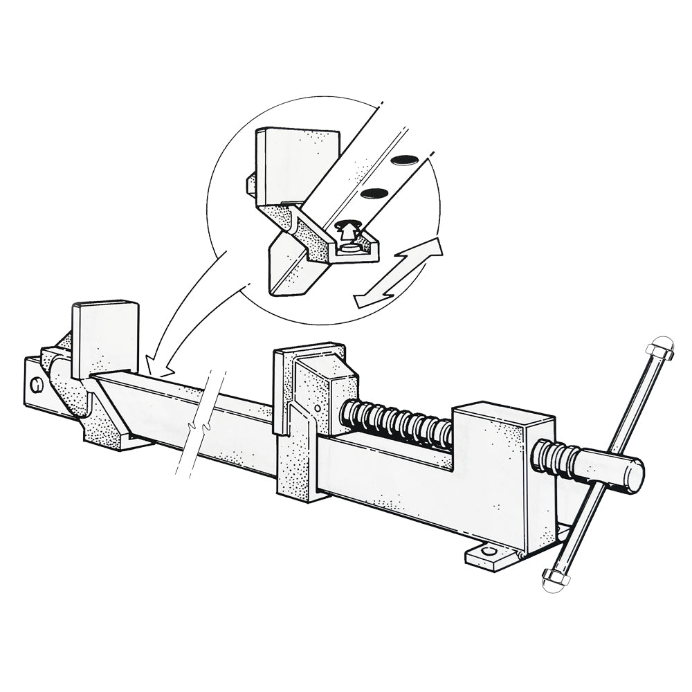 Heavy Duty Professional ToughClamp Sash Clamp by Toughcut