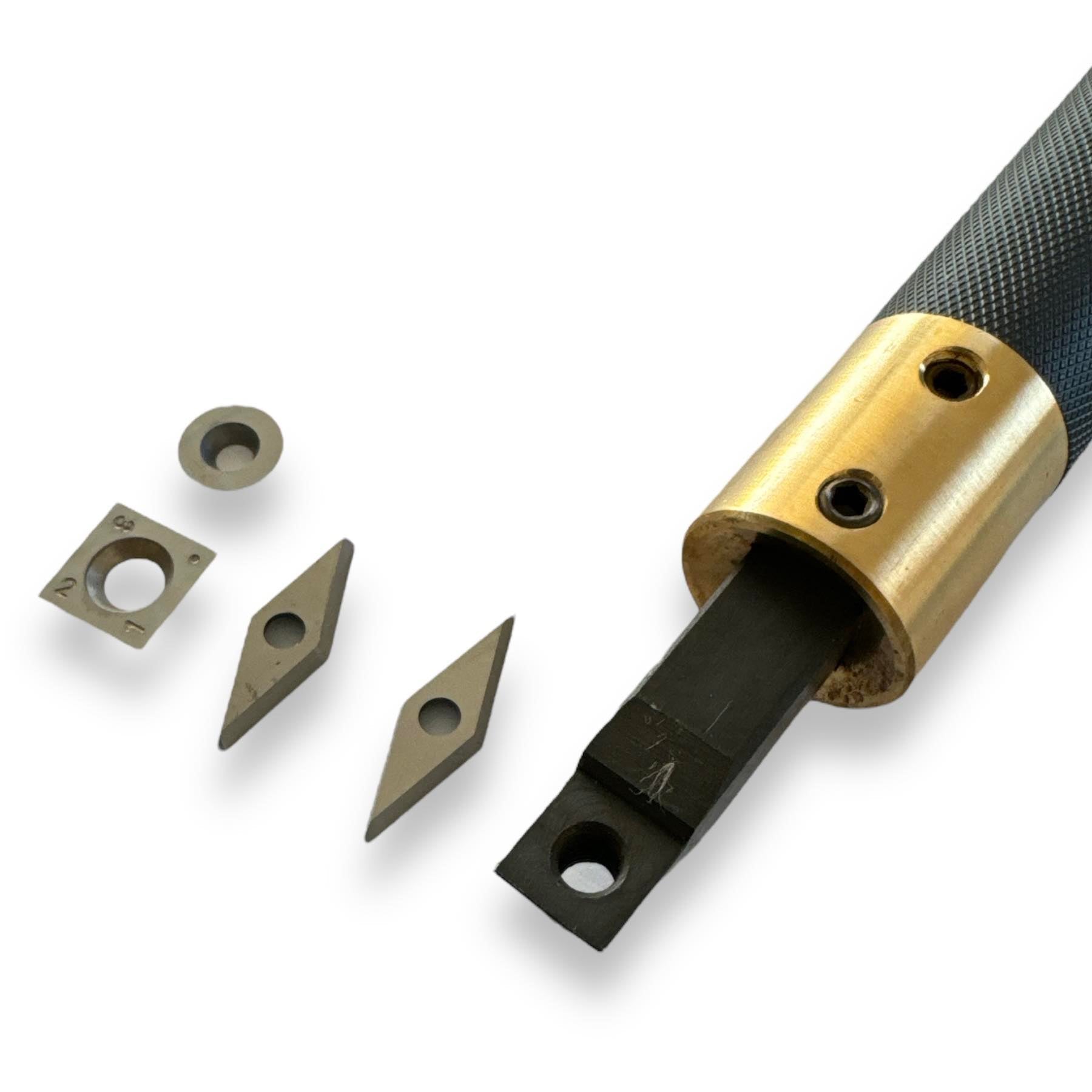 Woodfast Round Tungsten Carbide Insert Blade / Tip - 12mm × 2.5mm x 30° - Compatible with Woodfast WFT0011 Woodturning System