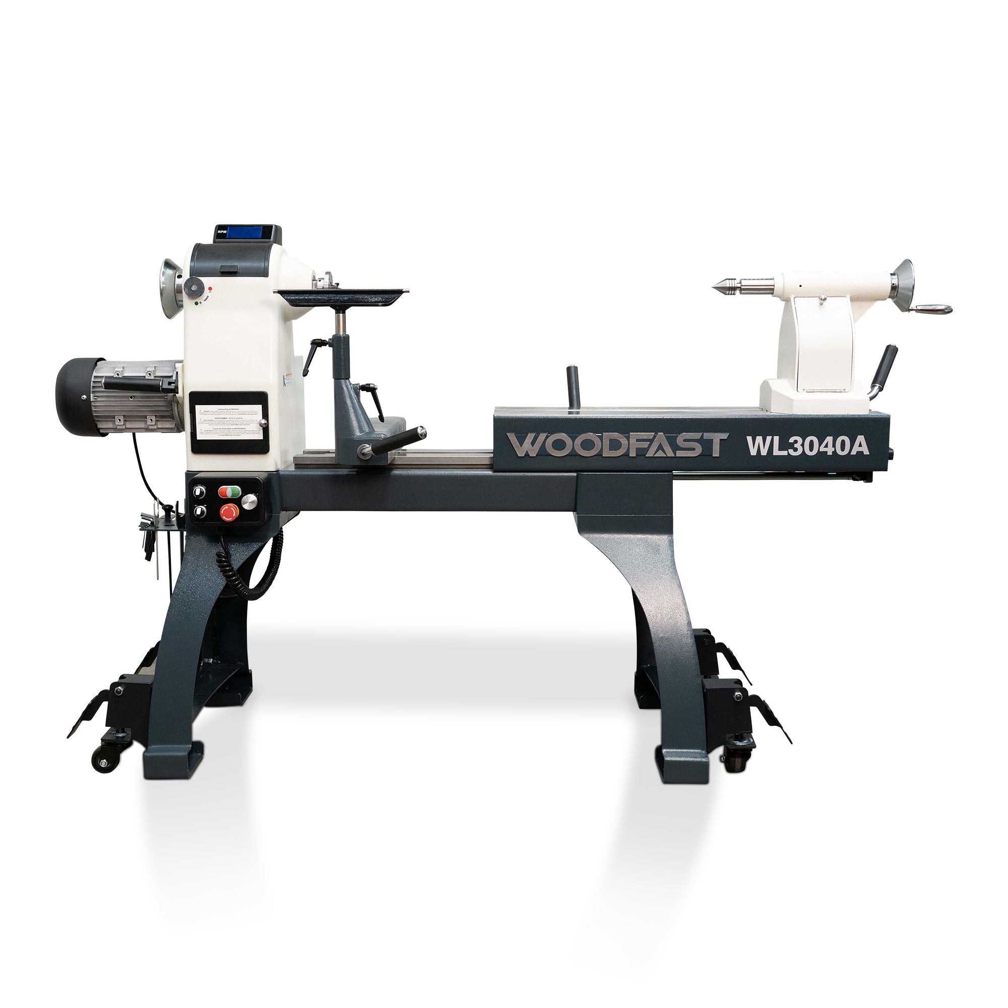 Woodfast 762mm (30") Swing x 1060mm (40") Between Centres Super Heavy Duty Wood Lathe 3HP WL3040A *Sold Out Again Due to High Demand | Restocking Soon - Expected Q1, 2026 - Pre-Order Recommended*