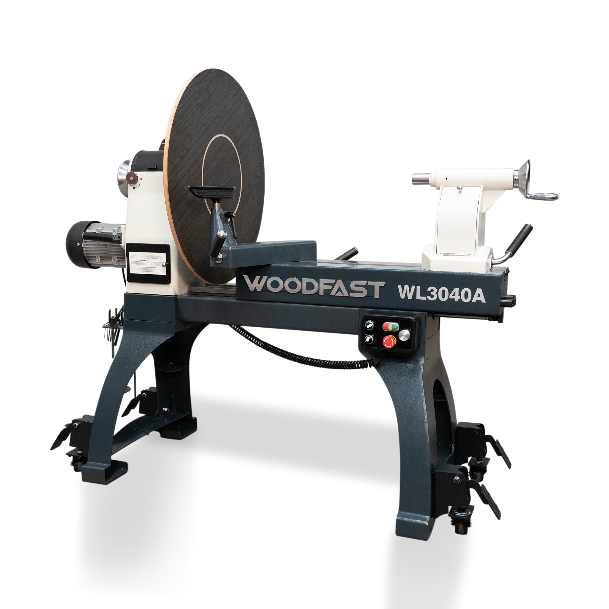 Woodfast 762mm (30") Swing x 1060mm (40") Between Centres Super Heavy Duty Wood Lathe 3HP WL3040A *Sold Out Again Due to High Demand | Restocking Soon - Expected Q1, 2026 - Pre-Order Recommended*
