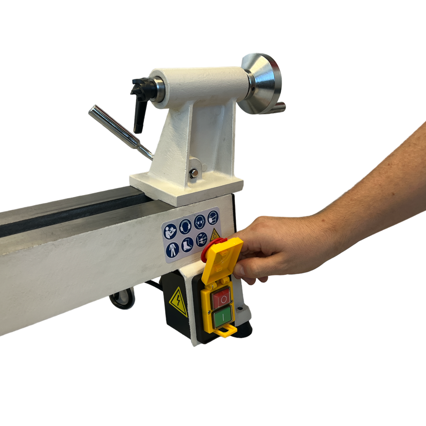 254mm (10") Swing x 460mm (18") Between Centres Woodturning Mini-Midi Economy Bench Lathe 0.5HP 240V OT-WL460-10 by Oltre