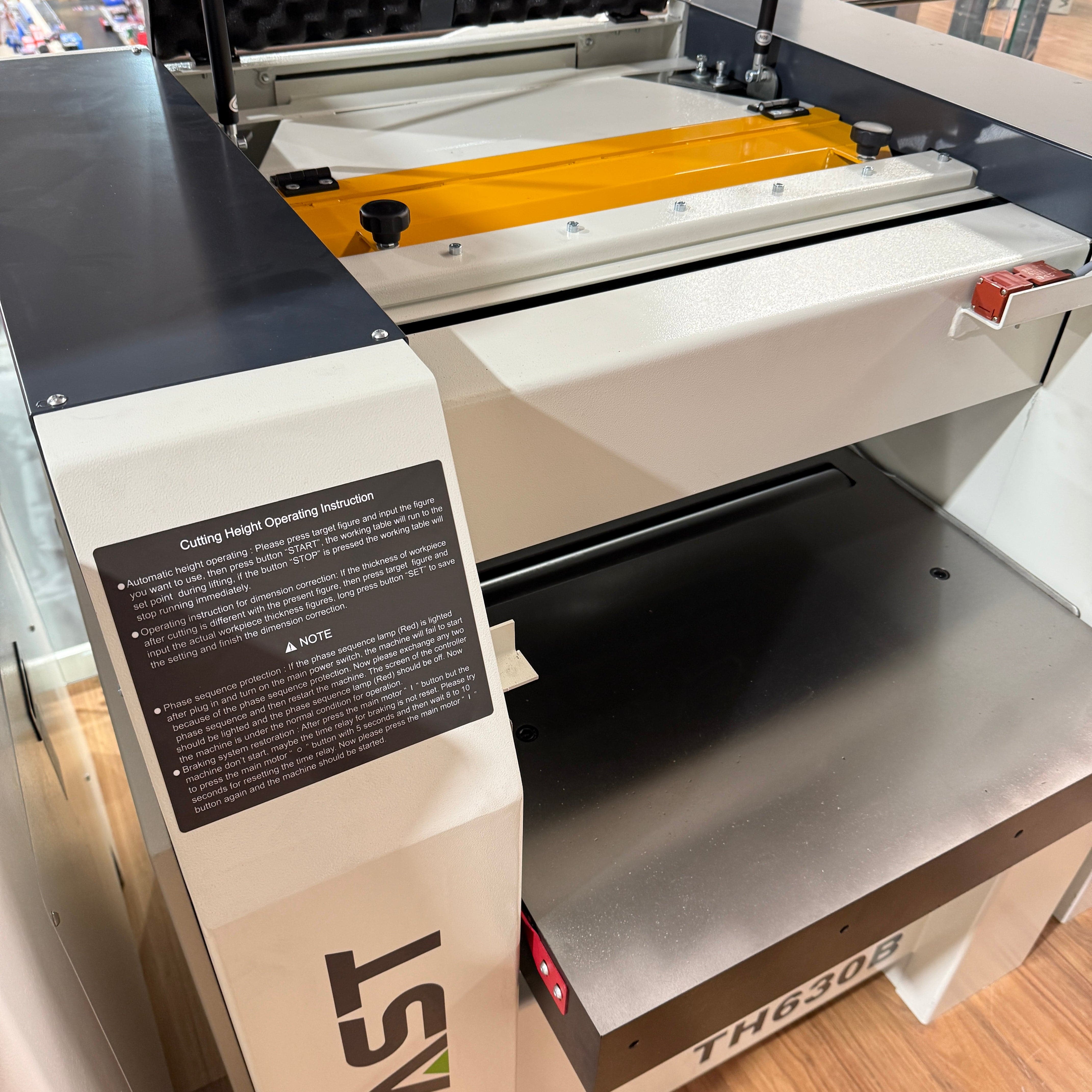 Woodfast 530mm (21") Industrial Thicknesser with Spiral Head Cutter Block 7.5HP 415V TH530B *New - Coming Soon - Expected Late Nov 2025*