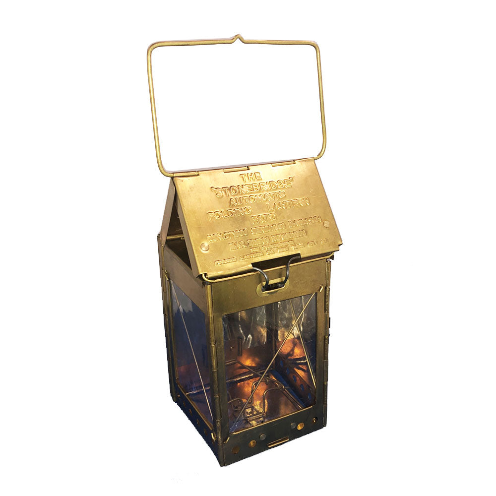 Replica WW1 Stonebridge Brass Folding Candle Trench Lantern