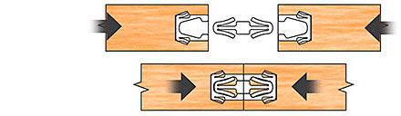 Detachable OVVO Dowel Style Connectors (100Pce) 7905007 by Virutex