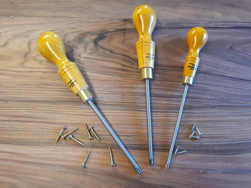 Pozi Drive Cabinet Style Screwdrivers by Joseph Marples