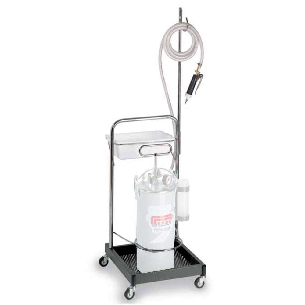 Trolley for 8Kg A8 Series Glue feeder with Basin for Accessories 0057 by Pizzi